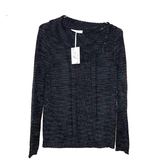 Carolyn Taylor Sweaters - Women's Carolyn Taylor Split Neck Pullover w/ Front Cable